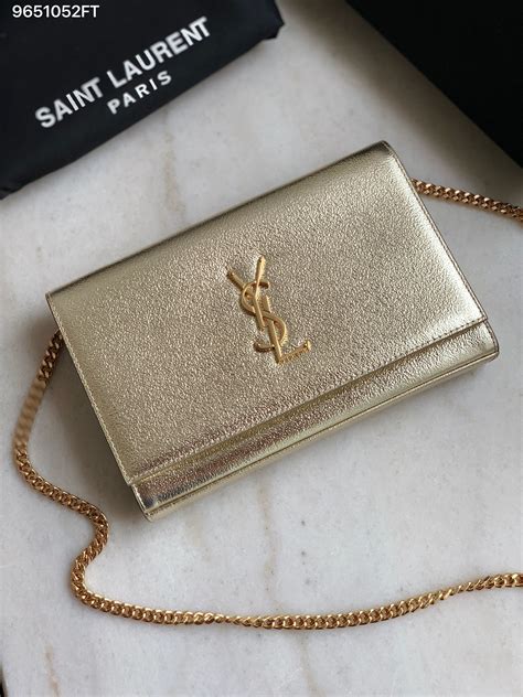 ysl classic clutch|YSL clutch with chain.